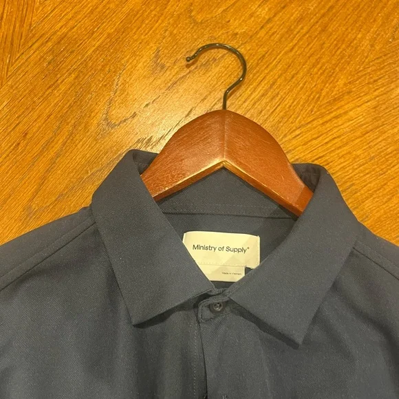 Ministry of Supply Blue Button-Up Shirt - Picture 4 of 7